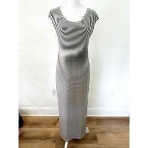 Lou & Grey Ann Taylor Loft Soft Stretch Maxi Dress Size Small Striped.